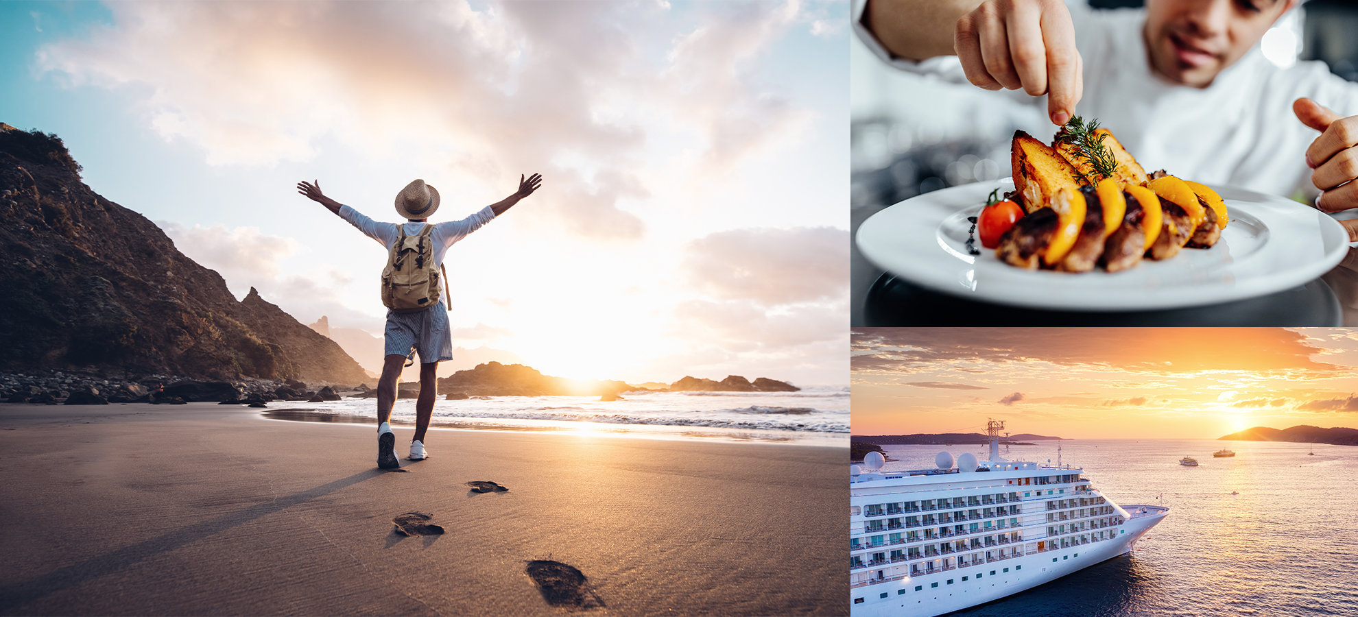 Urlaub, Reisen, Gastronomie